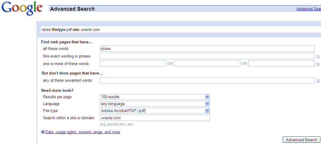 Google Advanced Search_1257257700042